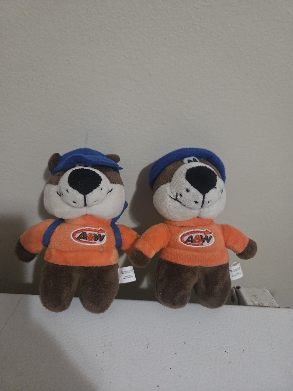 A&W Rooty plush keychain Set Of 2